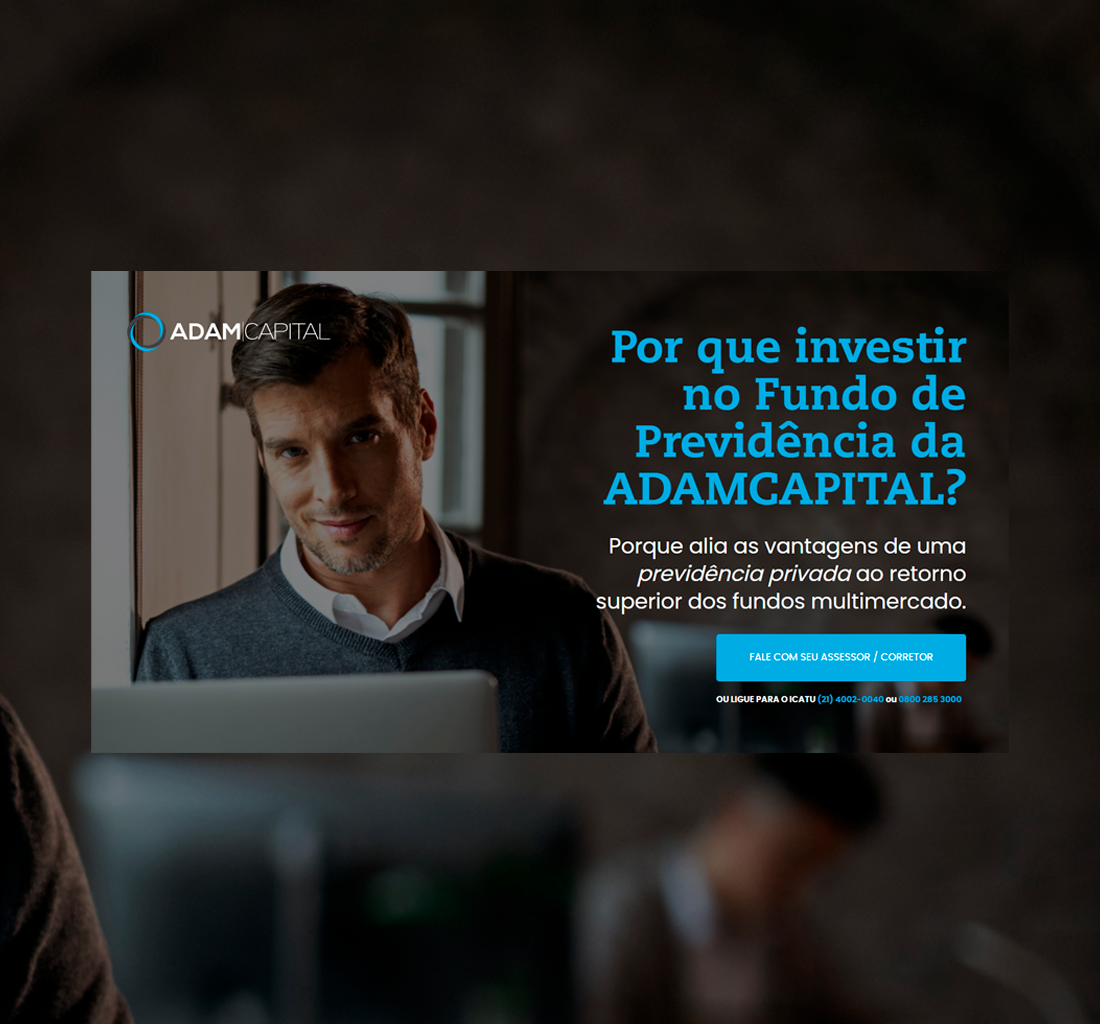 Adam Capital Landing pages